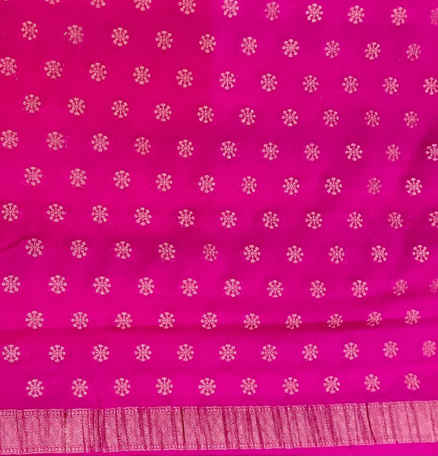 Red Banarasi Georgette Saree