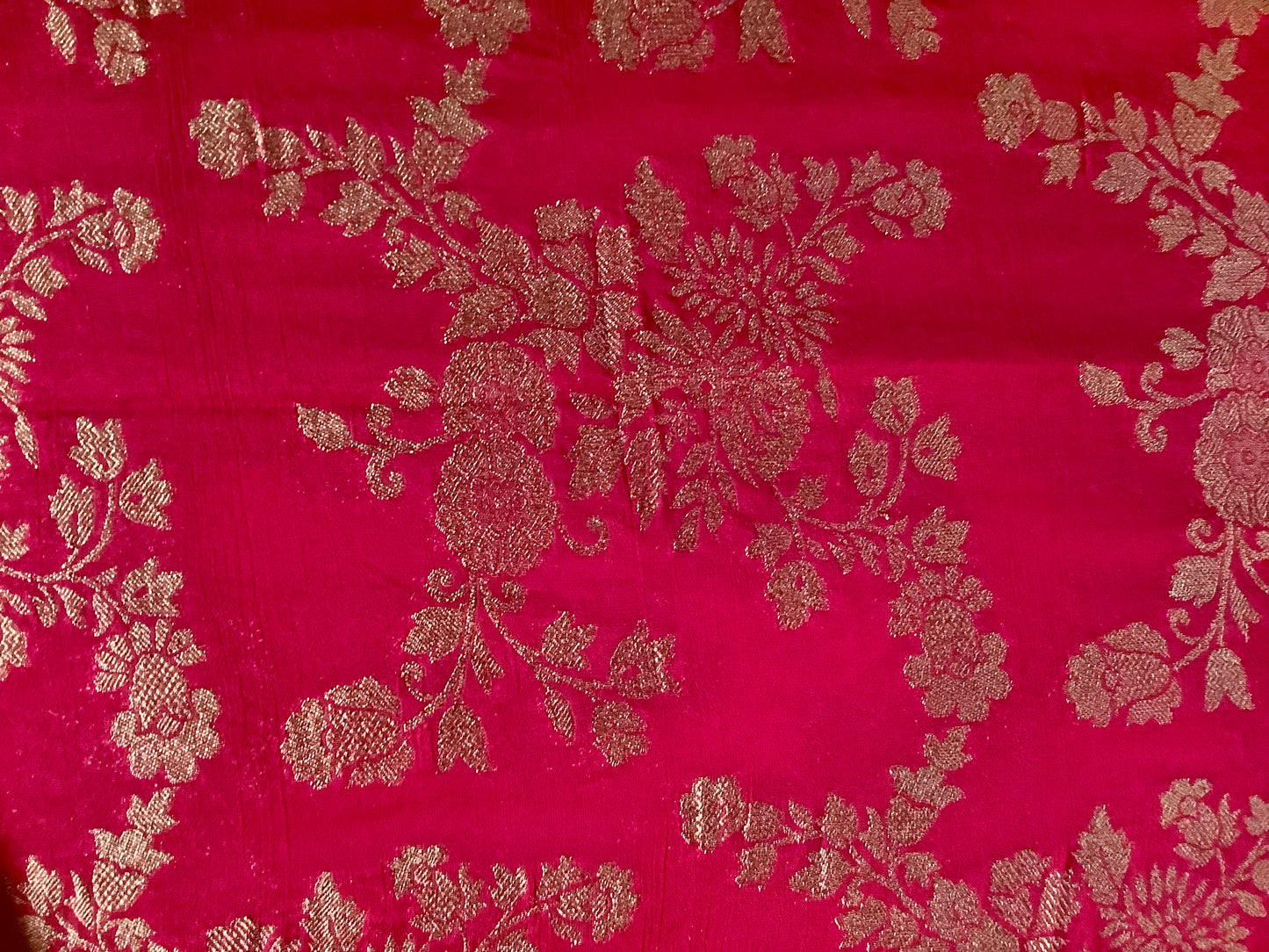 Pink  Banarasi Jaal Georgette Saree