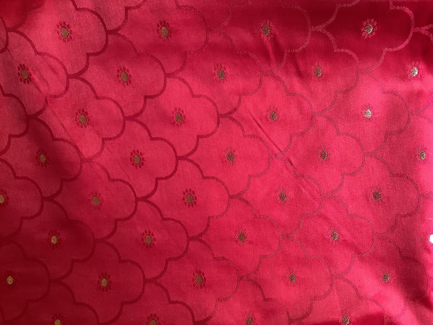 Red Bentex Border Semi Silk Saree