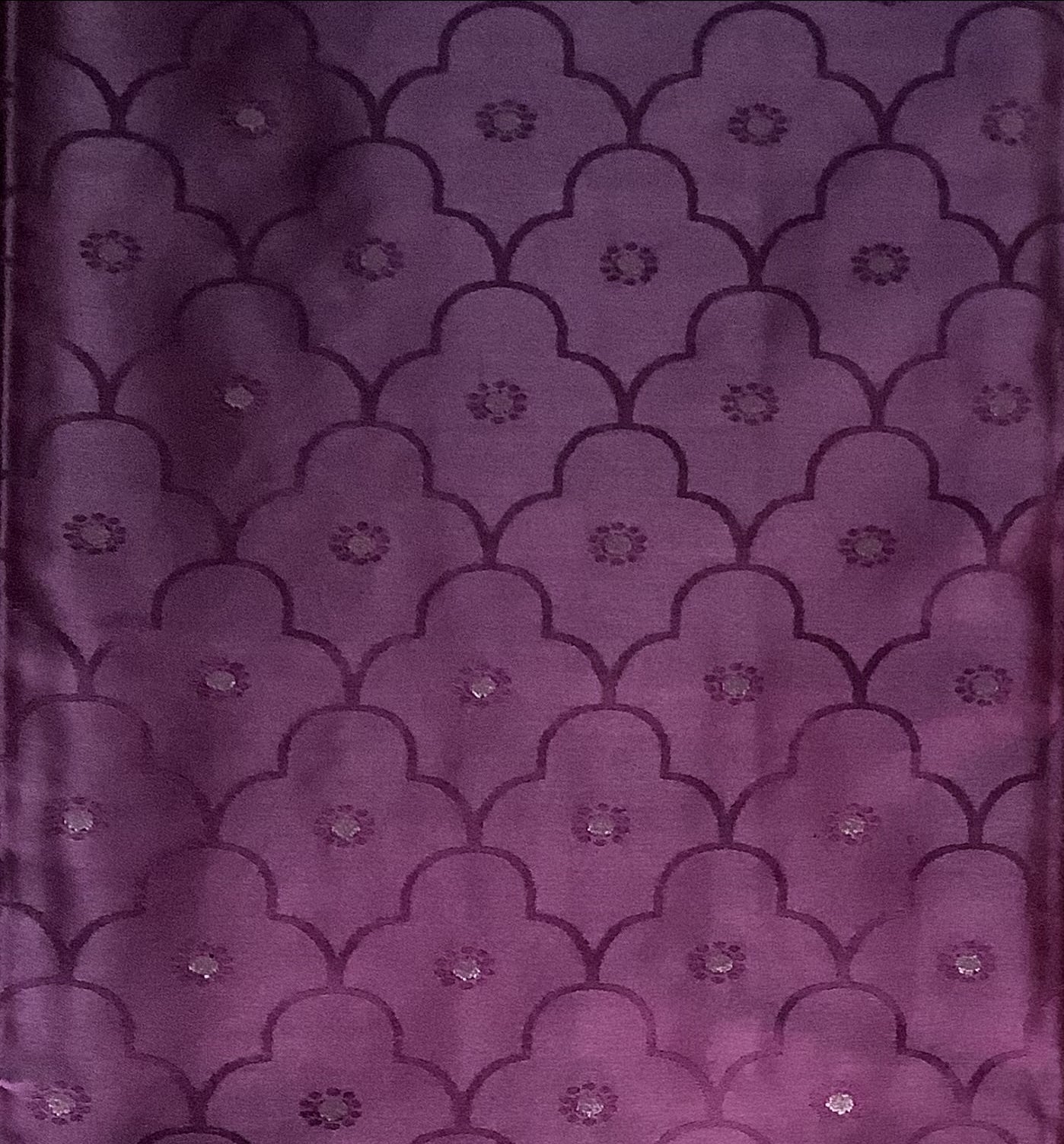 Berry Cherry Bentex Semi Silk Saree
