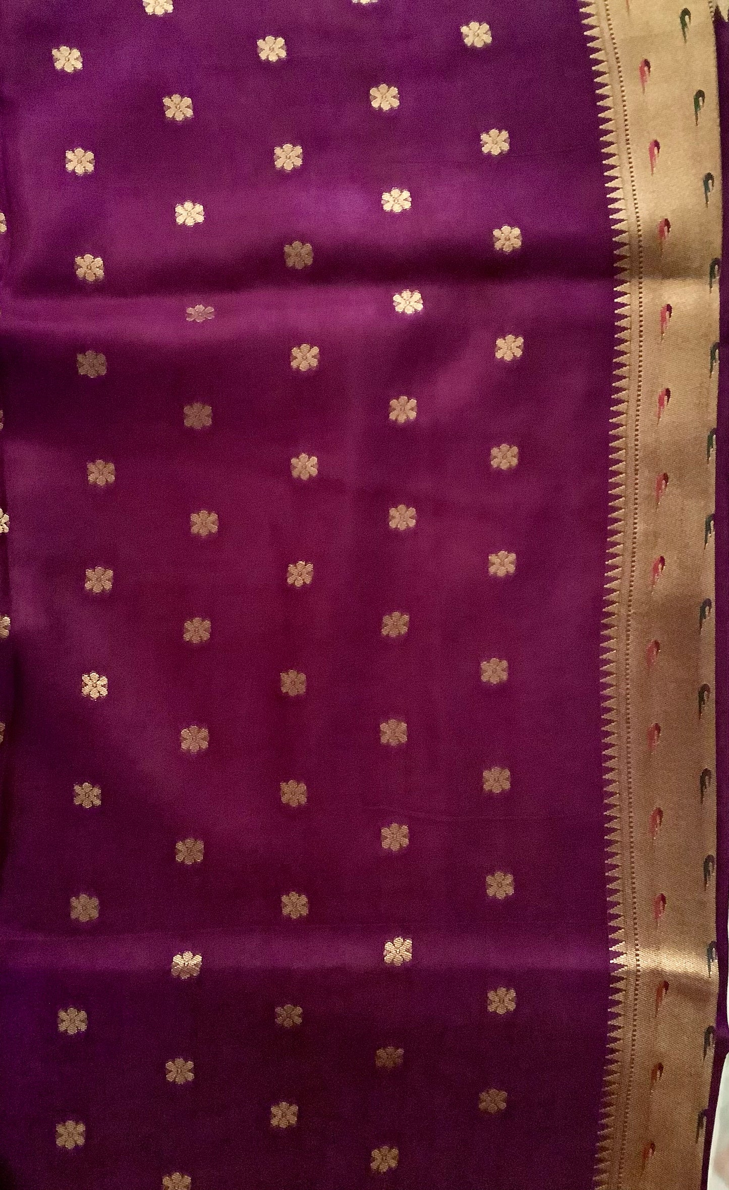 Royal Purple Paithani Viscose Silk Saree