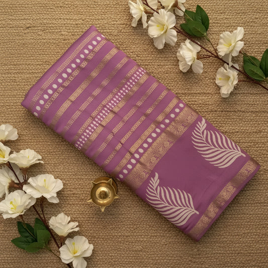 Rose Viscose Silk Saree