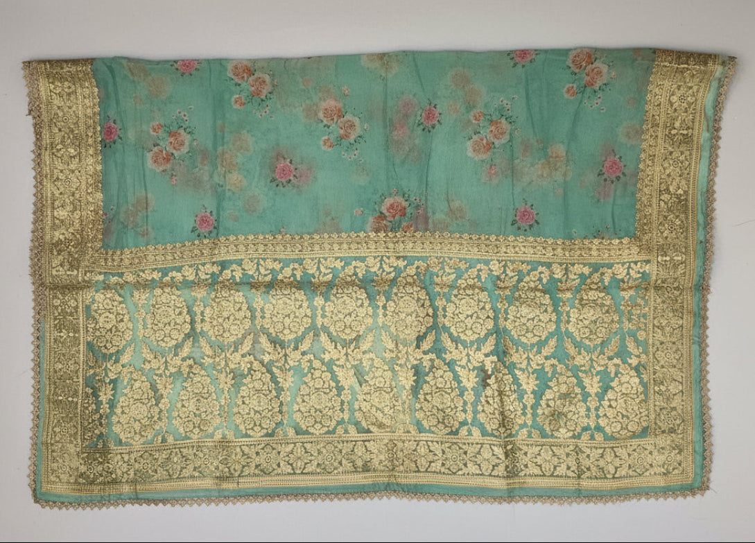 Green Floral Organza Muse