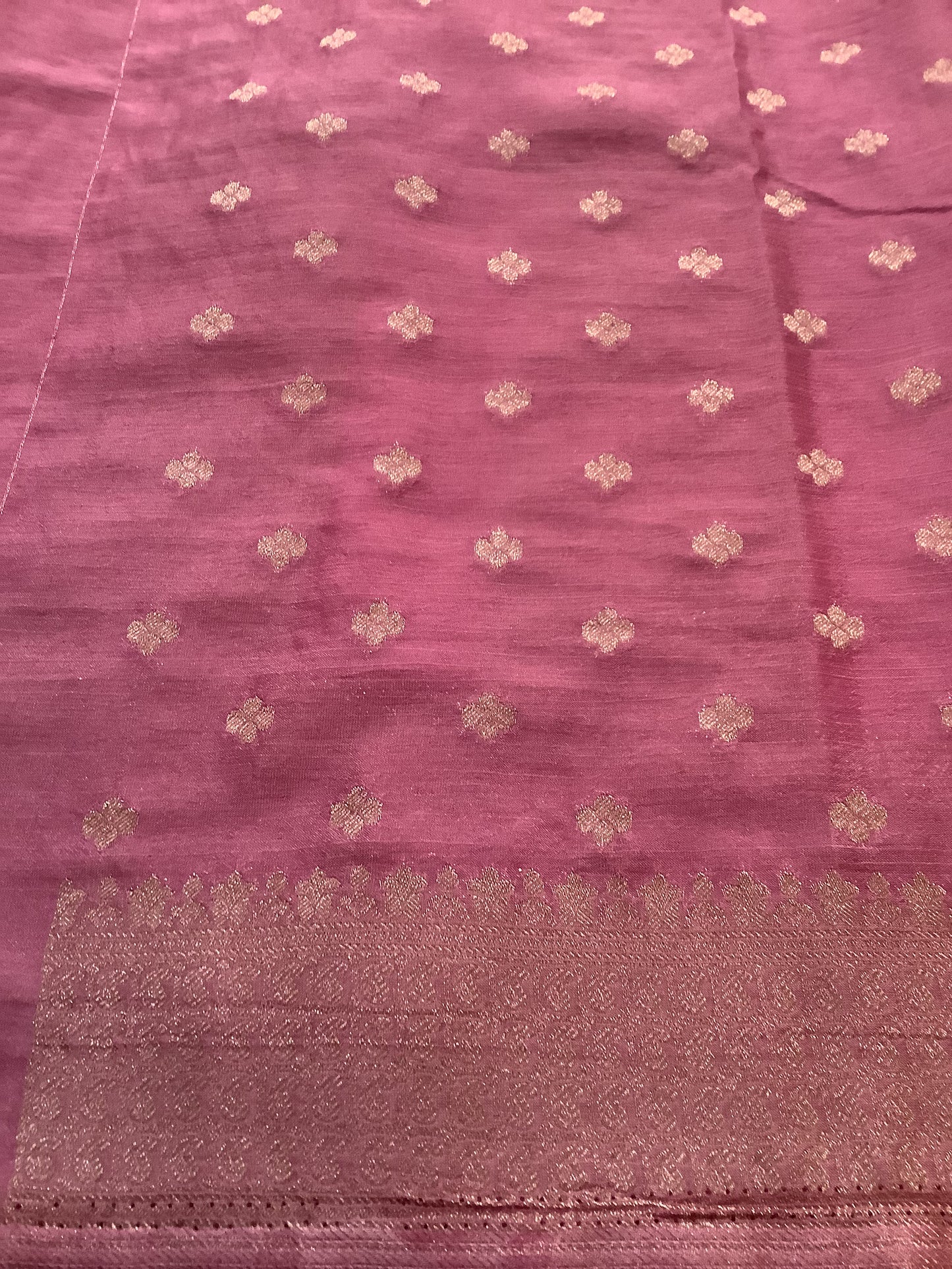 Pink Saree Banarasi Georgette  Saree