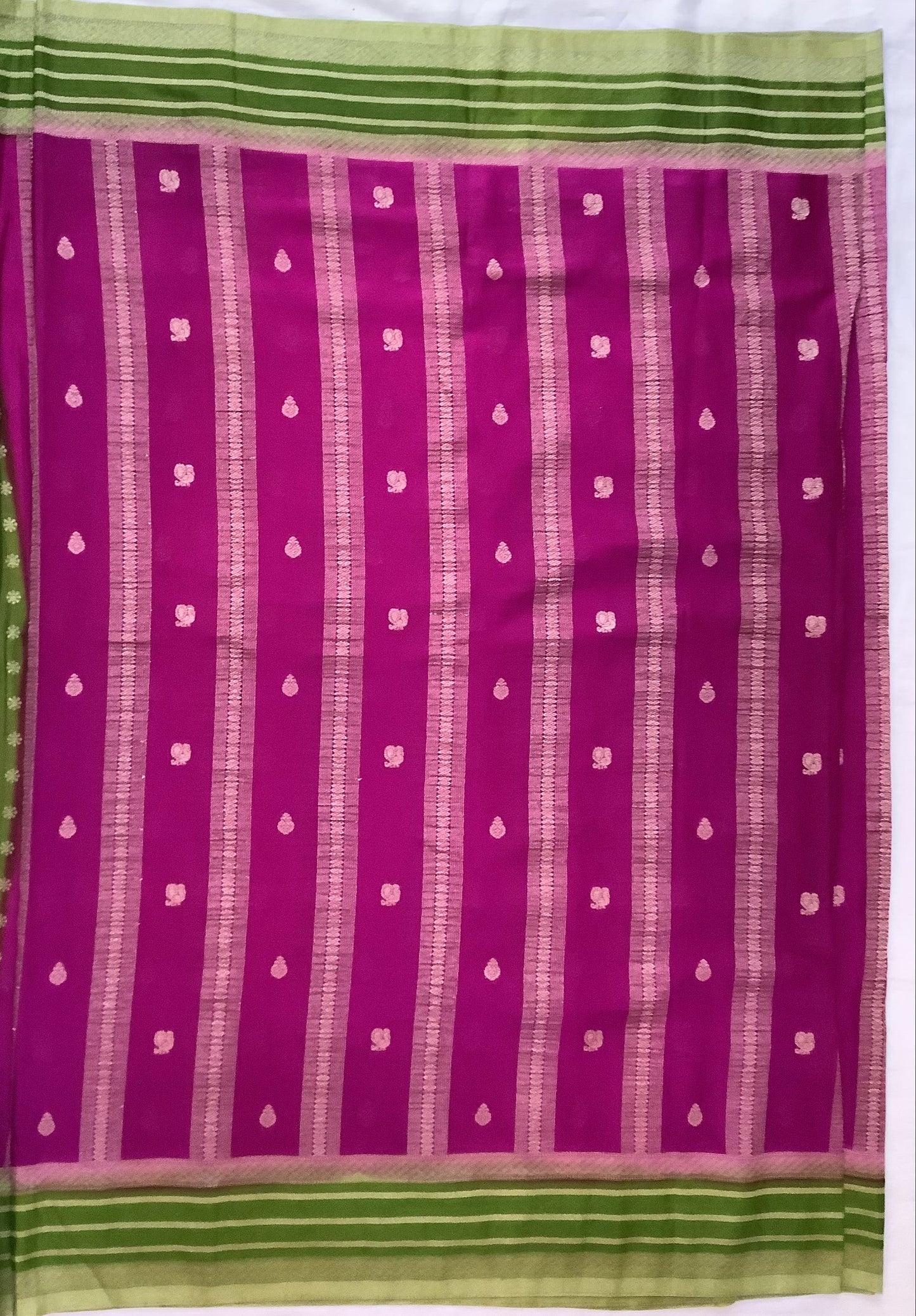 Rani Pink Banarasi Georgette Saree