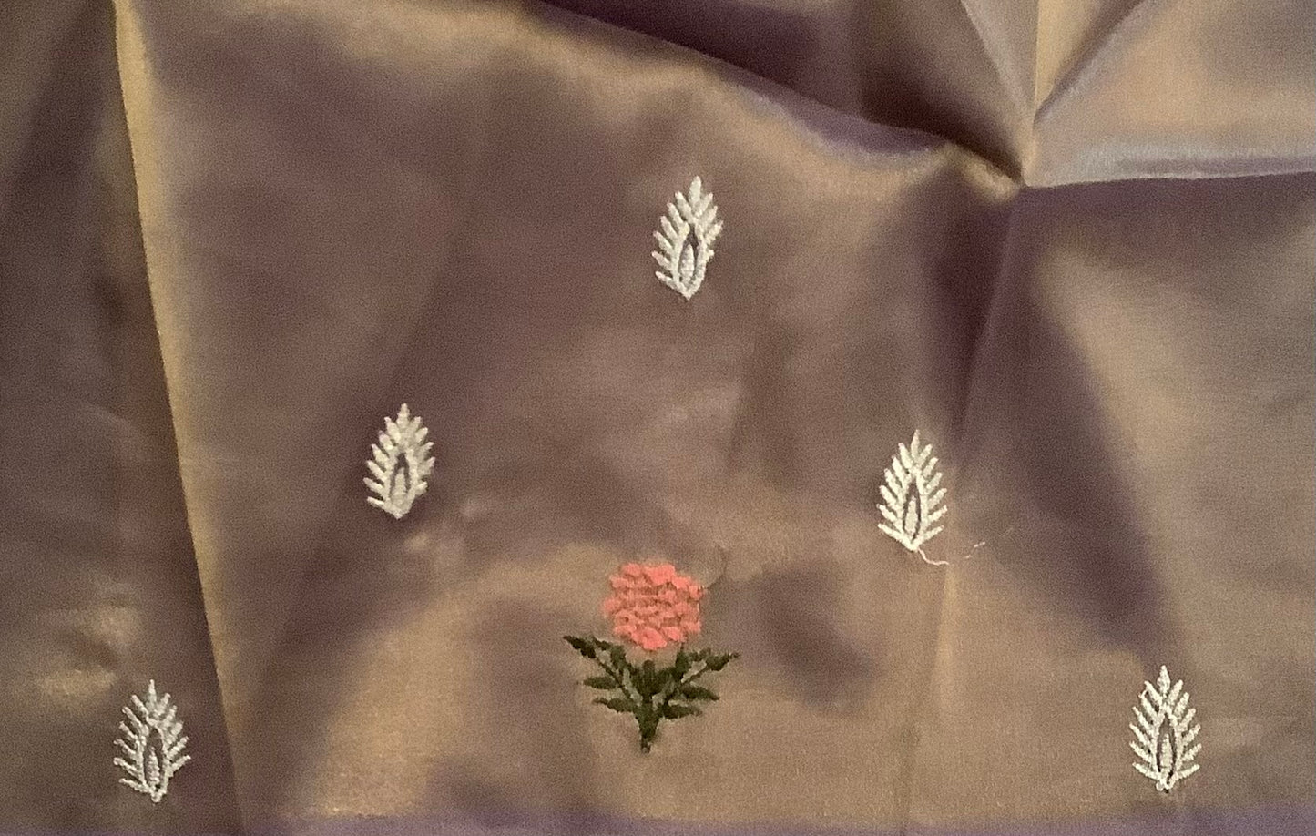 Lavender Tissue Organza Saree
