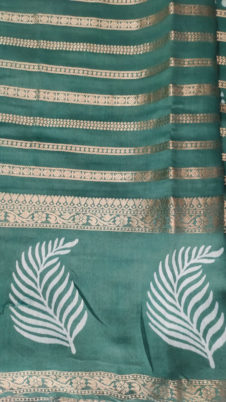 Green Viscose Silk Saree